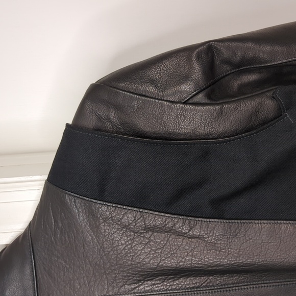 Odyn Vovk Men's Leather Biker Moto Jacket USA M - Picture 4 of 14